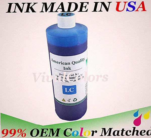 1 pint refill ink for HP 81 Light Cyan ink Designjet 5500 HP 81 Ink Bottle