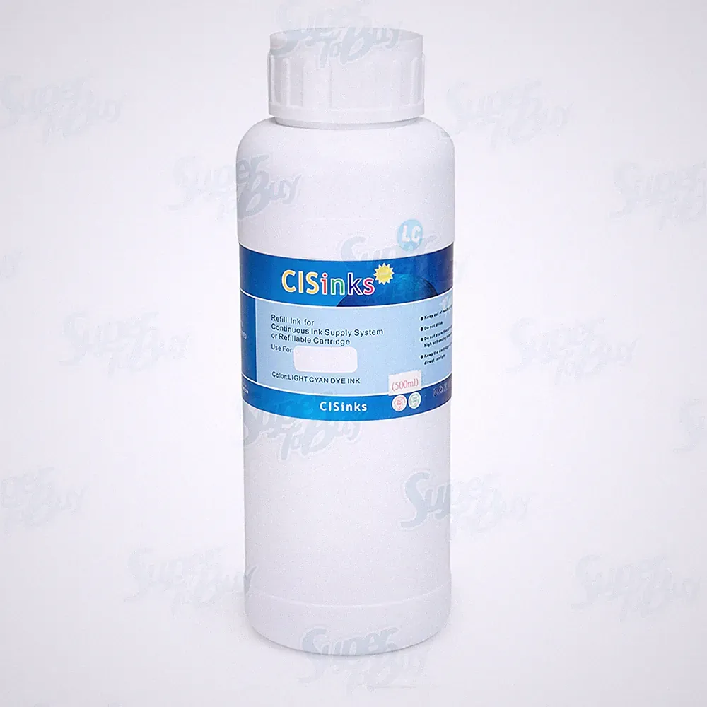 500ml Light Cyan Large Ink Bottle alternative for 600 700 810 835 837