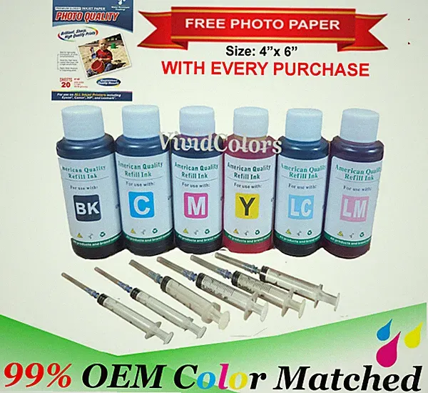 CISS CIS 6X100ML dye refill Ink alternative(non-OEM) for XP-8500 Printer