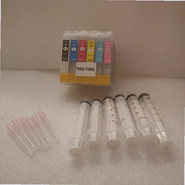 Empty Refillable ink cartridges T098 For Artisan 600/700/800/710/810 NonOEM