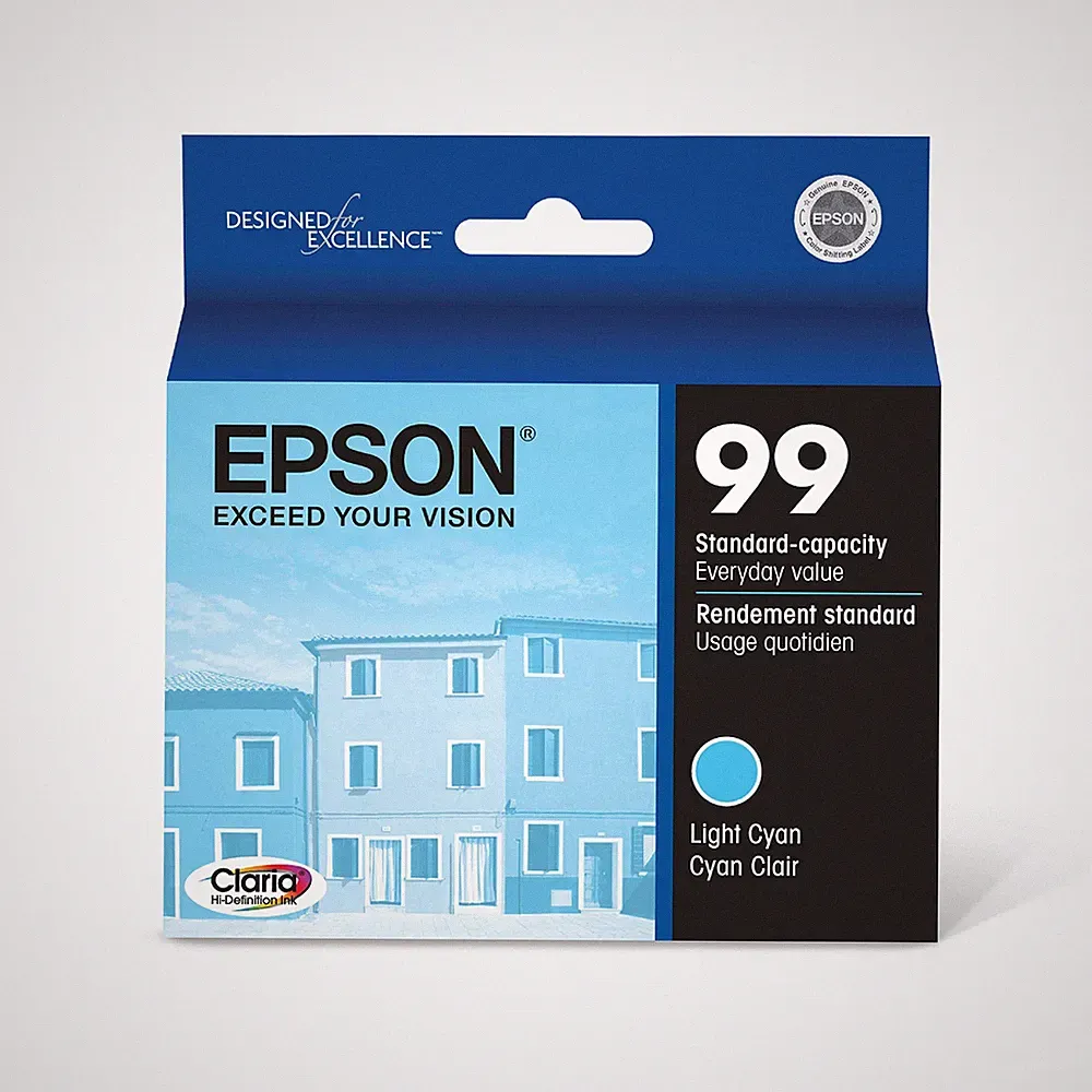 Epson Light Cyan Inkjet Printer Ink Claria Hi Definition for Artisan Printers
