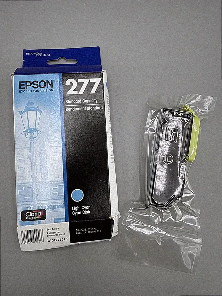 Epson Light Cyan Inkjet Printer Ink Claria Photo High Definition Exp 06/2023