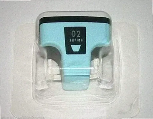 Genuine HP Photosmart Printer Ink Cartridge 02 Light Cyan Blue Color CB283W New