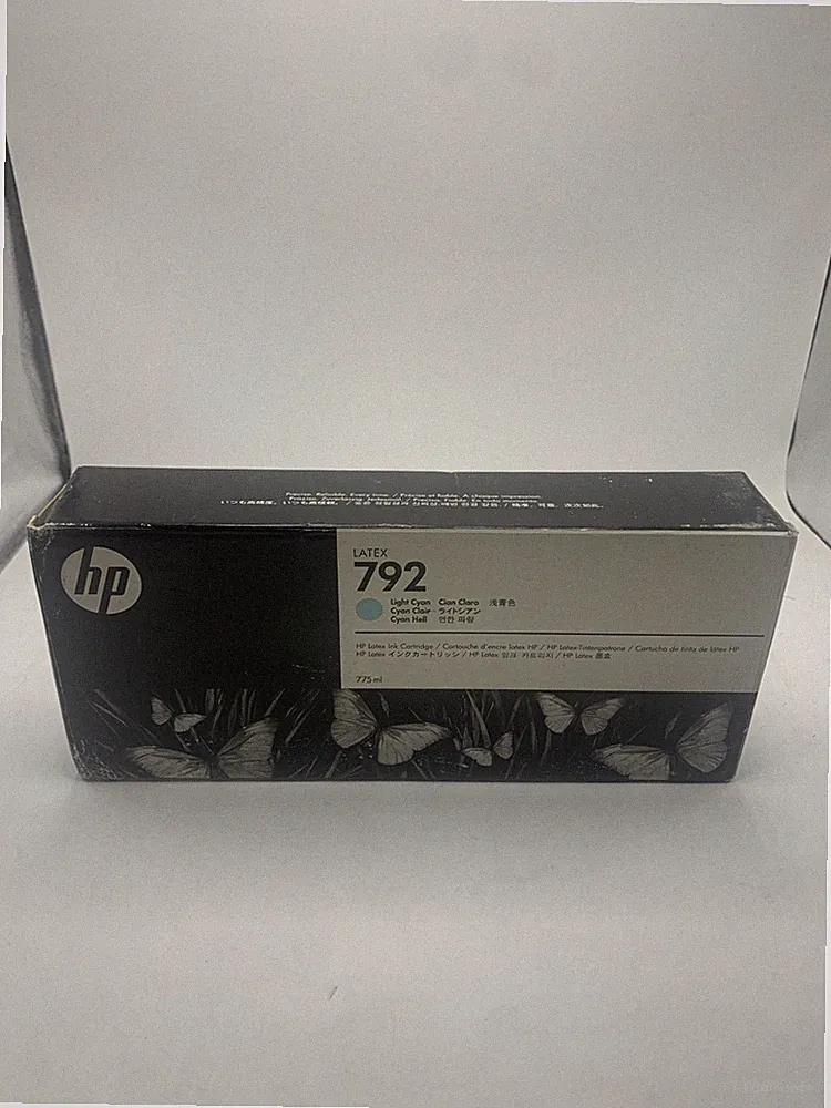 HP 792 Light Cyan Latex DesignJet Ink Cartridge 775ml CN709A Genuine NEW/SEALED