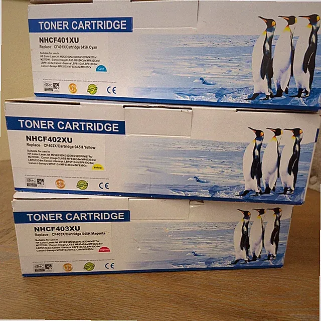 Lot of 3 NEW Toner Cartridge for HP color laserjet & Canon. Magenta,Yellow,Cyan