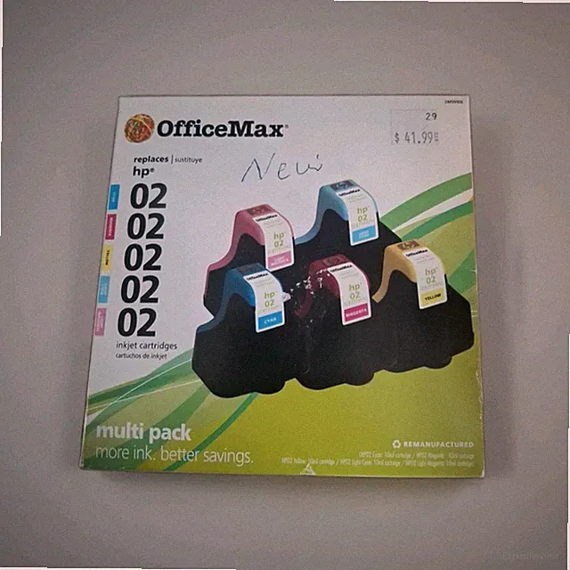 New Open Box Sealed Bags HP 02 C8771WN C8772WN C8773WN C8774WN C8775WN ComboPack