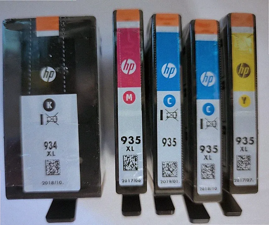 Original Cyan, Yellow, Magenta, Black Printer Ink Unopened Description